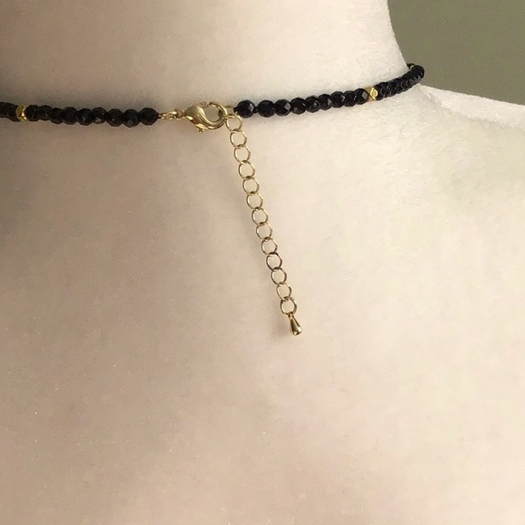 Gorgeous Black Onyx Pearl Necklace! - Picture 3 of 3